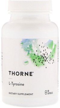 Thorne Research L-Tyrosine 90 Veg Caps L- тирозин 531445 фото