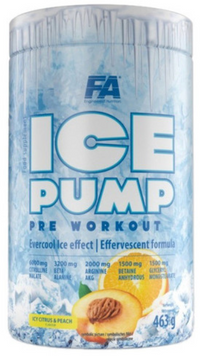 Предтренировочный комплекс Fitness authority Ice Pump Pre workout 463 g / 100 servings / цитрус- персик 1027473 фото