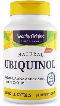 Healthy Origins Ubiquinol 200 mg Убіхінол 30 гелевих капсул 774918 фото