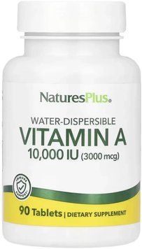Nature's Plus Vit A 10,000 Iu Water-Dispersible - 90 Tablets 1455579 фото