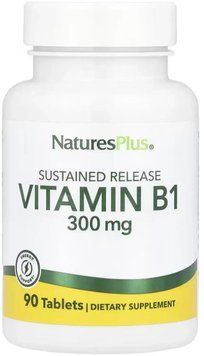 Nature's Plus Vitamin B-1 300mg - 90 Tablets 1455578 фото