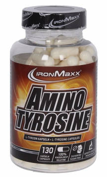 Амінокислота для спорту IronMaxx AminoTyrosin 130 capsules/130 servings//Unflavored 968227 фото
