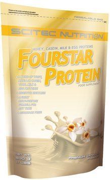 Протеин Scitec Nutrition Fourstar Protein 500 g /16 servings/ Milk Chocolate 387677 фото