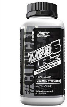 Жиросжигатель Nutrex Lipo-6 Rx 60 Liquid Capsules 648581 фото