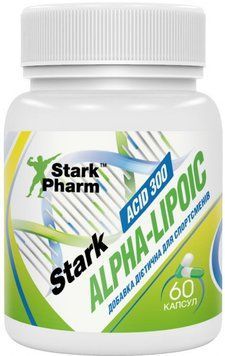 Stark Pharm Stark Alpha Lipoid Acid 300 mg Альфа-ліпоєва кислота 60 таблеток 824439 фото