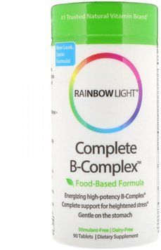 Rainbow Light Complete B-Complex Food Based Formula 90 Tabs Комплекс В (формула) 535482 фото