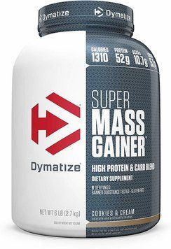 Гейнер Dymatize Super Mass Gainer 2722 g /8 servings/ Cookies Cream 416568 фото