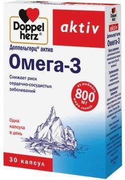Doppelherz Aktiv Omega-3 30 caps (DOP-52624) 628972 фото