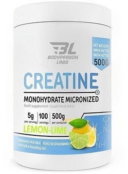 Креатин Bodyperson Labs Creatine monohydrate - 500g Lemon Lime 1459647 фото