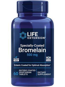Life Extension Specially Coated Bromelain Бромелайн у спеціальній оболонці 500 мг 60 таблеток 1159461 фото