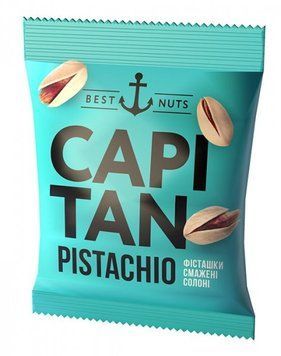 Фисташки Capitan соленые жареные 40 г (4820240032007) 1174121 фото