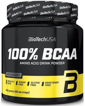 BiotechUSA 100% Bcaa 400 g / 80 servings/ Unflavored 996472 фото