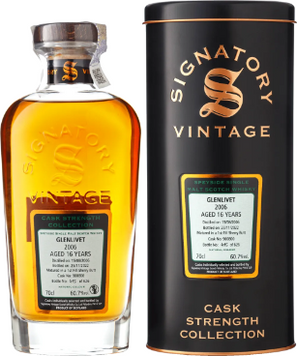 Віскі Glenlivet Cask Strength Signatory 2006 60.7 % 0.7 л (BWT1456) 1237379 фото