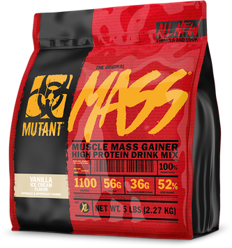 Гейнер Mutant Mass 2270 g / 8 servings / Vanilla Ice Cream 690591 фото