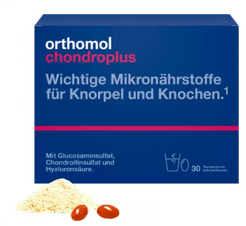 Orthomol Chondroplus Комплекс для суглобів та хрящів 30 порцій (порошок/капсули) 1088683 фото