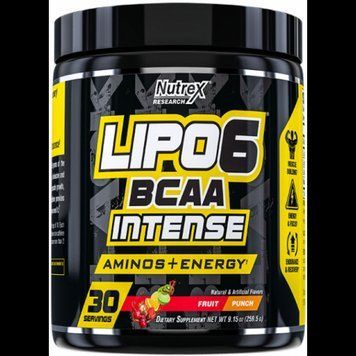 Nutrex Lipo-6 Bcaa Intense 259.5 g / 30 servings / Fruit Punch 1032665 фото