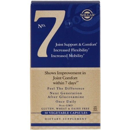 Solgar No 7 Joint Support Comfort Солгар Зміцнення суглобів 30 капсул 466170 фото