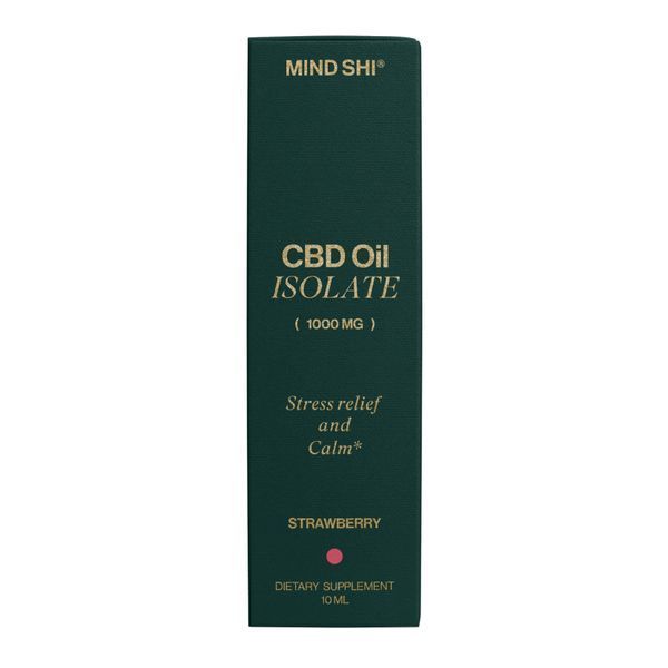 Олія Mind Shi CBD Oil Isolate 1000 mg Strawberry - 10 ml 1444308 фото