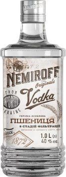 Водка Nemiroff Пшеница украинская отборная 1 л 40% (NMF4820181420765) 1146785 фото
