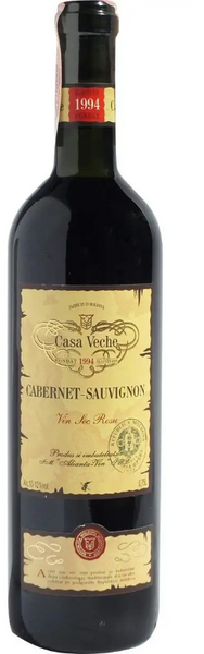 Вино Alianta vin Casa Veche Cabernet Sauvignon сухе червоне 10-12% 0.75 л (WNF4840042000387) 1215349 фото