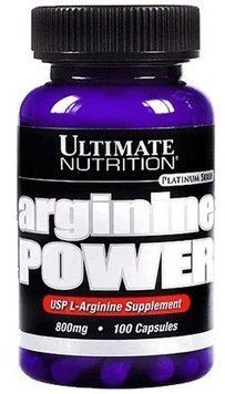 Амінокислота для спорту Ultimate Nutrition Arginine Power 100 caps 390943 фото