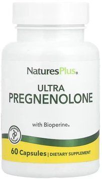 Nature's Plus Ultra Pregnenolone with Bioperine - 60 Capsules 1455580 фото