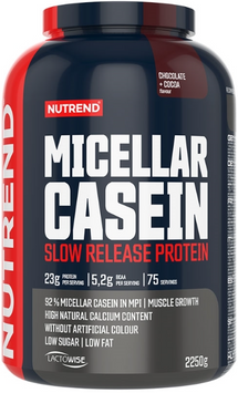 Протеїн Nutrend Micellar Casein 2250 g / 50 servings / chocolate+cocoa 1101914 фото