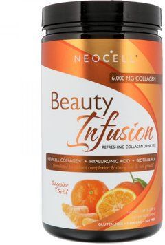 Neocell Beauty Infusion Refreshing Collagen Drink Mix 11.64 oz (330 g) Tangerine Twist Коллаген Мандариновый Твист 534420 фото