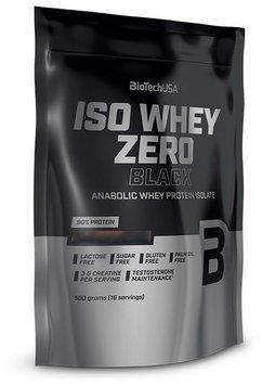 Протеин BioTechUSA IsoWhey Zero Black 500 g /16 servings/ Vanilla 786847 фото