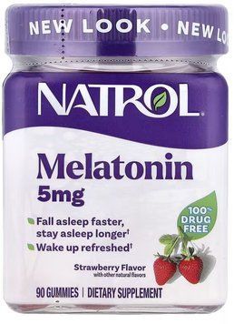NATROL Melatonin 5mg - 90 gummies 1456262 фото