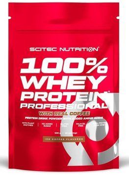 Протеїн Scitec Nutrition 100% Whey Protein Professional 500 g / 16 servings / Ice Coffee 990126 фото