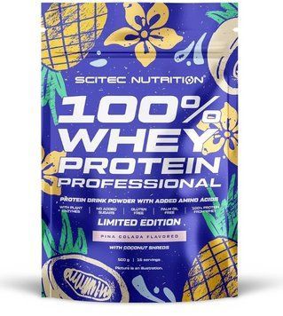 Протеин Scitec Nutrition 100% Whey Protein Professional / 500g / 16 servings / pina colada 997245 фото