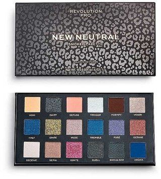 Makeup Revolution PRO New Neutrals Shadow Palette Smoked Тіні для повік Палетка 18 кольорів 18 g 1084115 фото