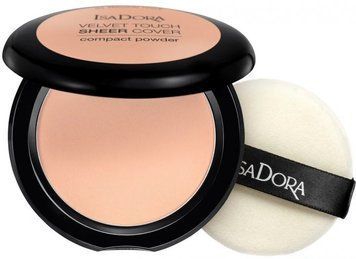 IsaDora Velvet Touch Sheer Compact Powder №43 Cool Sand Пудра компактна 10 g 869884 фото