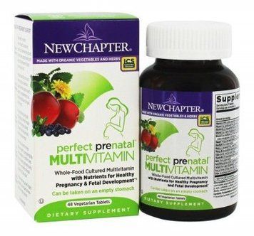New Chapter Perfect Prenatal Multivitamin 48 Veg Tabs Мультівітаміни для вагітних 551843 фото