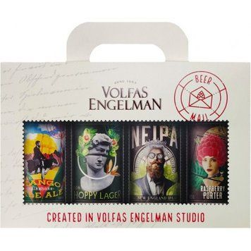 Подарочный набор пива Volfas Engelman в ассортименте 4х0.5 л (4770301235789) 1315266 фото