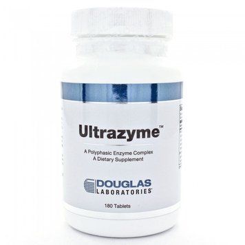 Douglas Laboratories Ultrazyme (A Polyphasic Enzyme) 180 tabs (DOU-01754) 582744 фото