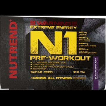 Предтренировочный комплекс Nutrend N1 10 х 17 g Black Currant 845335 фото