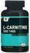 Жиросжигатель Optimum Nutrition L-Carnitine 500 Tabs 60 tabs 418192 фото 1