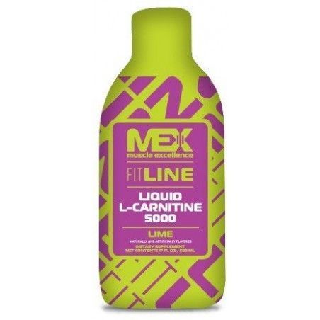 Жироспалювач MEX Liquid L-Carnitine 5000 503 ml /25 servings/ Lime 442385 фото