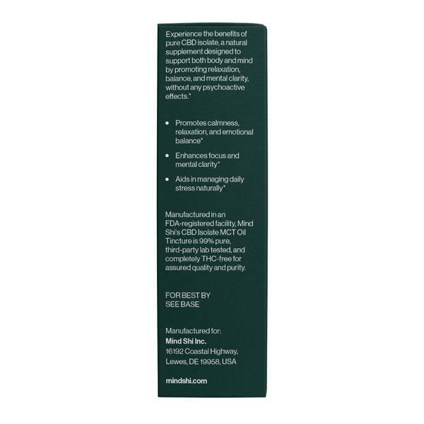 Масло Mind Shi CBD Oil Isolate 2000 mg Orange - 10 ml 1444309 фото