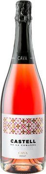 Вино ігристе CASTELL DE LA COMANDA CAVA BRUT ROSE, рожеве сухе, 0.75л 11.5% (STA8437006918886) 801658 фото