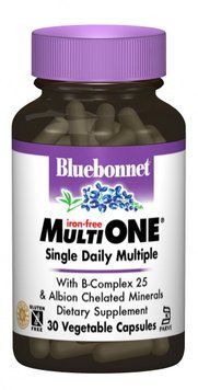 Bluebonnet Nutrition MultiONE Iron free 30 caps 490498 фото