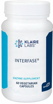 Klaire Labs Interfase Enzyme Supplement Ензими 60 капсул 799122 фото