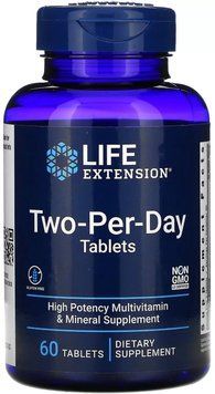 Life Extension Two-Per-Day 60 Tabs Мультивитамины 535126 фото