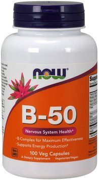 NOW Foods Vitamin B-50 mg Veg Capsules 100 caps 416712 фото