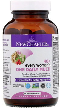 New Chapter, 40+ Every Woman's One Daily Multi, 96 Tablets (NCR-00364) 606588 фото