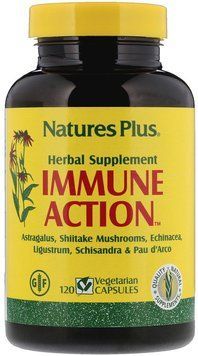 Nature's Plus, Immune Action, 120 Vegetarian Capsules (NTP1068) 631593 фото