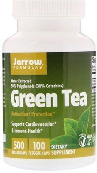 Jarrow Formulas Green Tea 500 mg 100 Veggie Caps Зеленый чай 534507 фото