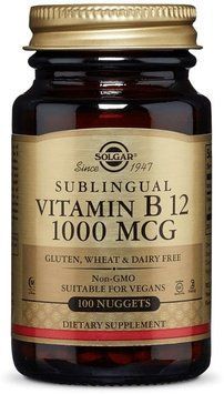 Solgar Vitamin B12 Солгар Витамин В12 сублингвальный 1000 мкг, 100 таблеток 523578 фото